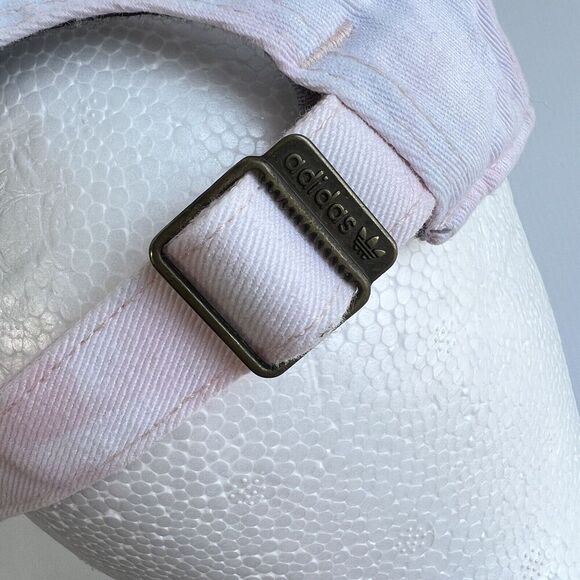 Adidas Originals Trefoil Pink Tie Dye Relaxed Adjustable Strapback Hat - Picture 6 of 9